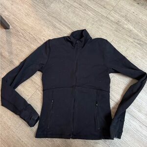 TNA ACTION BLACK WORKOUT ZIP UP